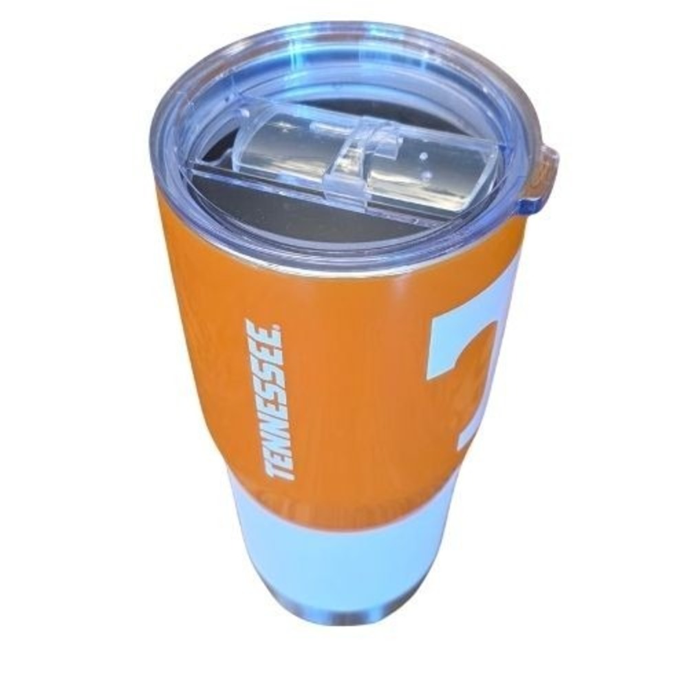 Tennessee Volunteers NCAA 30oz Stainless Steel Tumbler Orange White Power T Logo - Picture 5 of 9